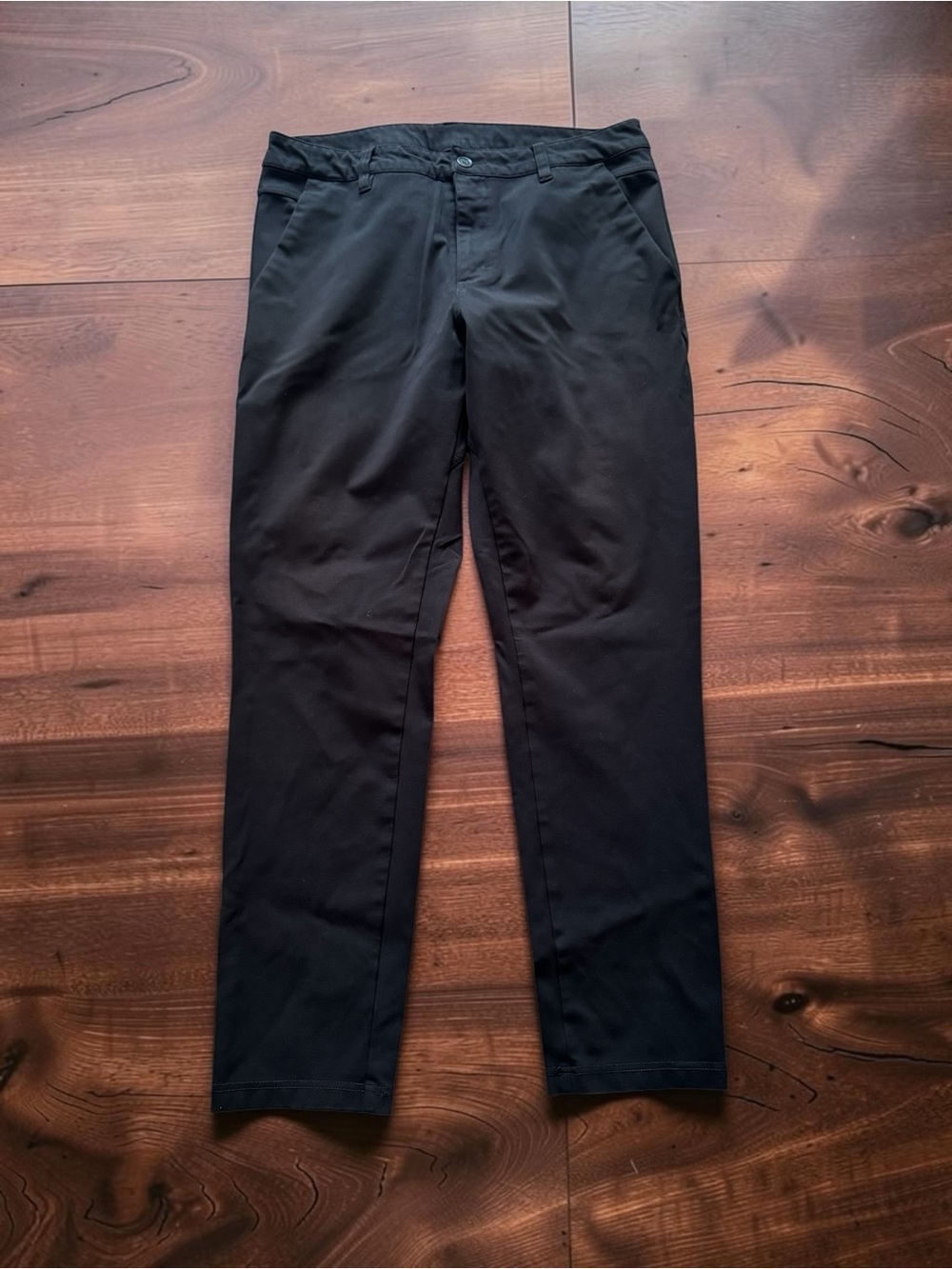 BYLT Basics Everyday Pant 2.0 Mens 36 Black Slim Fit Stretch Pants EUC